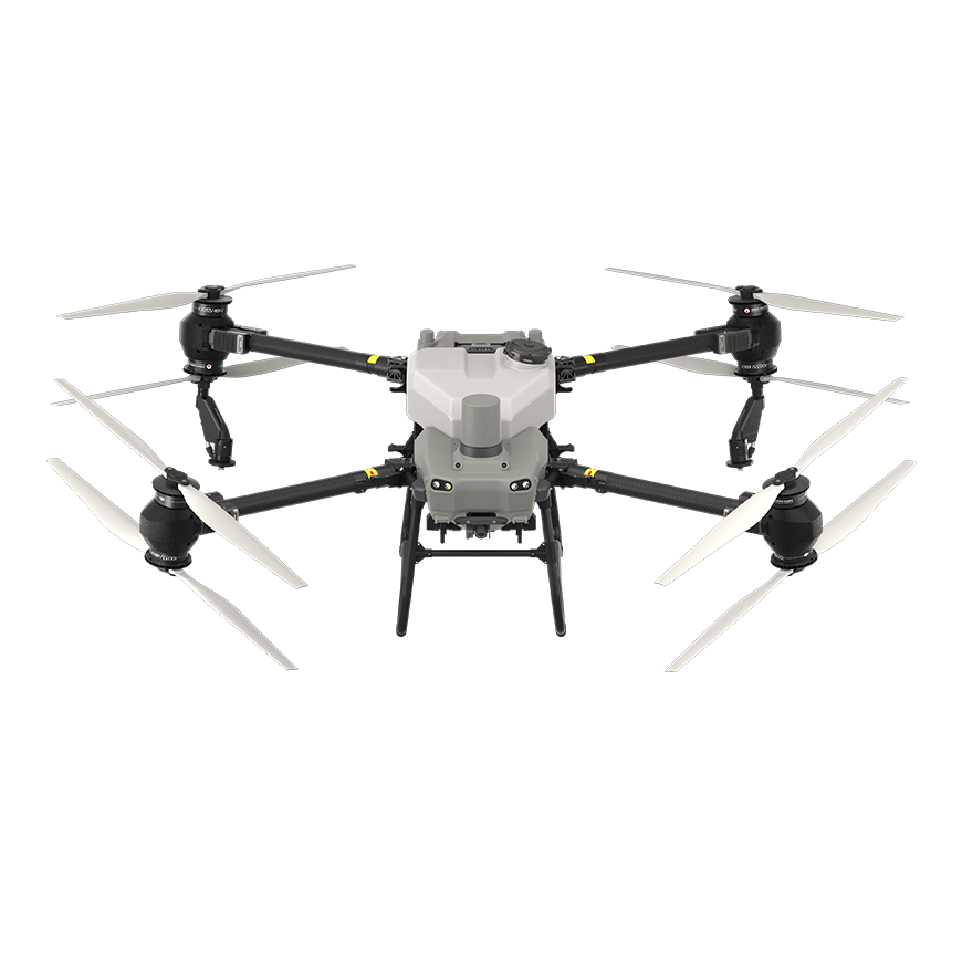 DJI Agras T50 agricultural spraying drone, front view