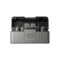DJI Mic 3 wireless microphone system in the charging case