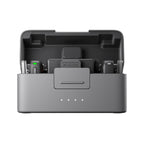 DJI Mic Mini charging case with two transmitters and receiver