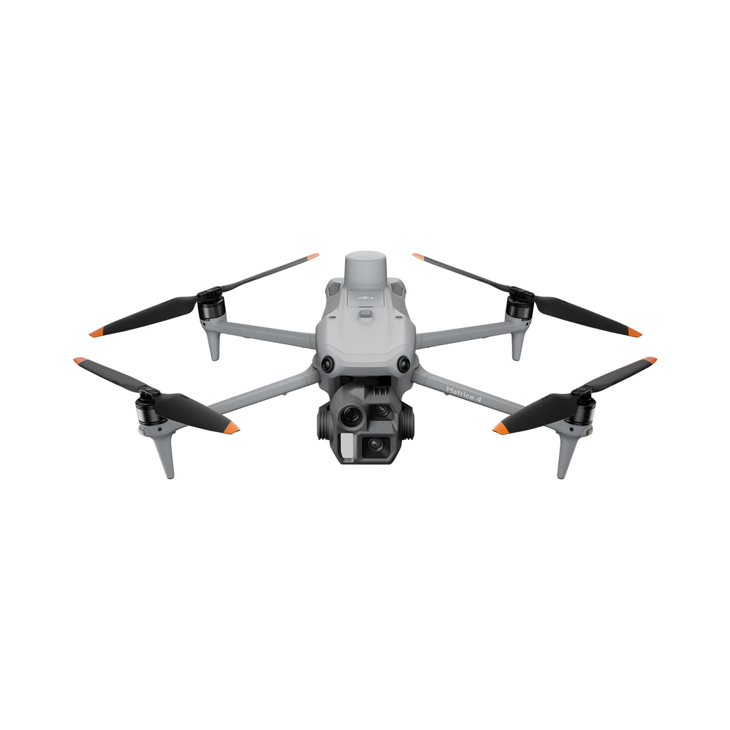 DJI Matrice 4E drone on white background