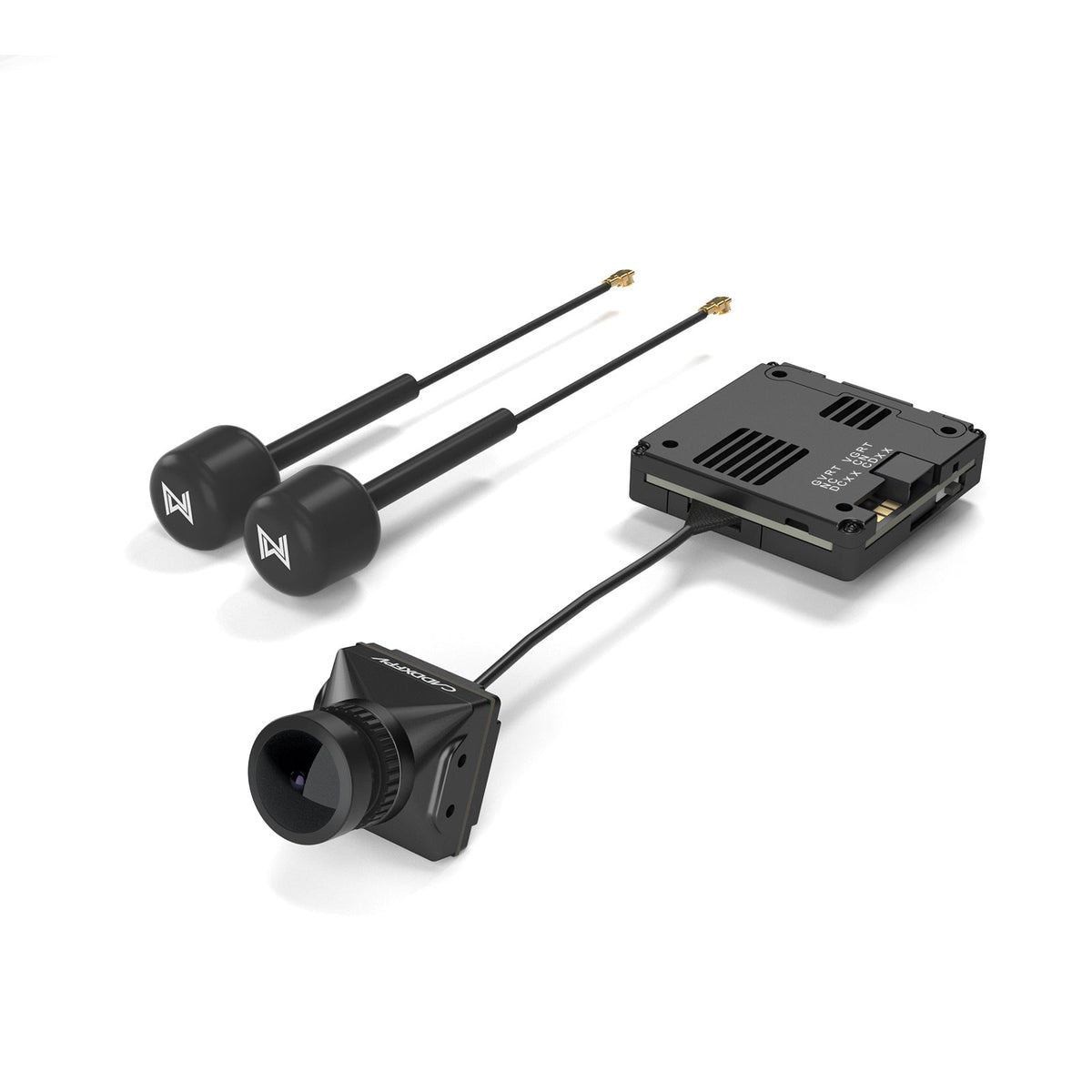 Walksnail Avatar HD Pro Kit dual antennas angled view