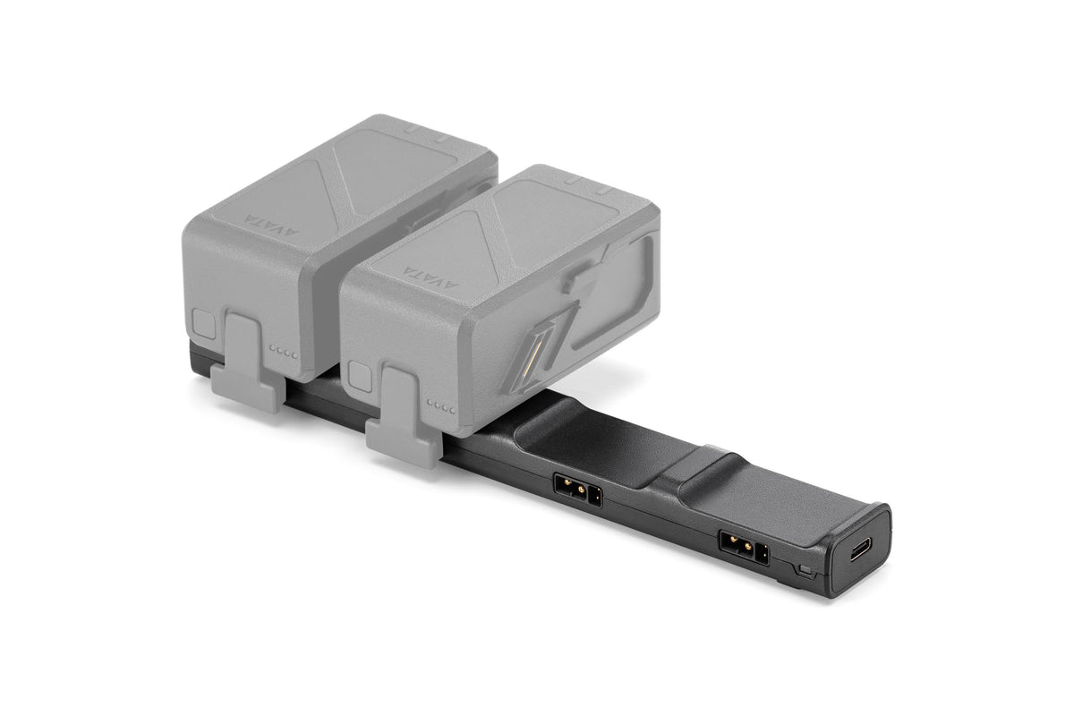 DJI Avata Battery Charging Hub with batteries