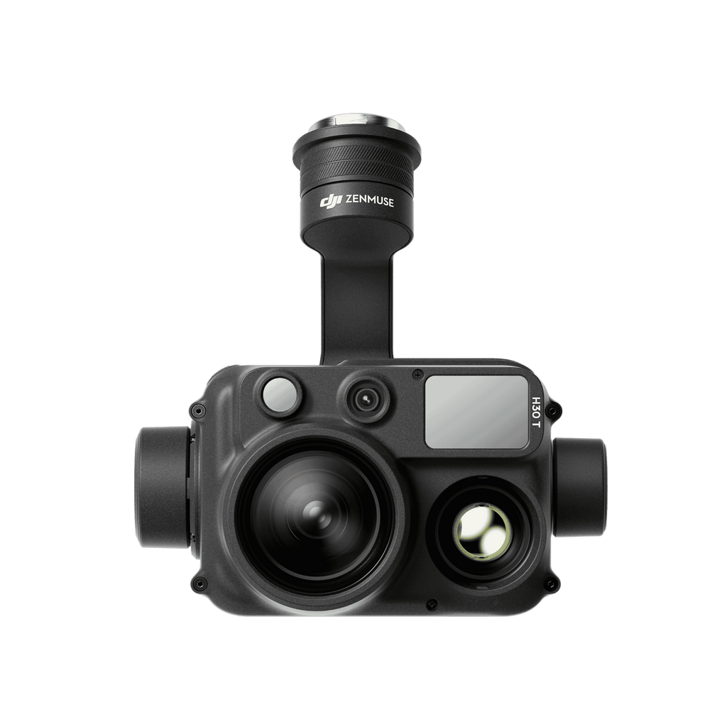 DJI Zenmuse H30T multi-sensor thermal gimbal camera, front view